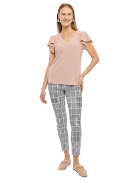 Blusa Alexis manga corta para mujer
