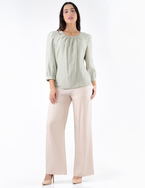 Blusa Pierre Cardin Blossom Pink manga 3/4 para mujer