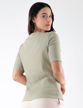 Blusa Pierre Cardin Blossom Pink manga corta para mujer