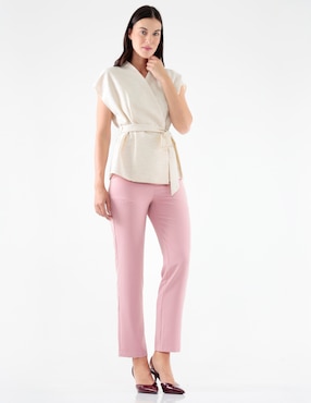 Blusa Pierre Cardin Crepúsculo manga corta para mujer