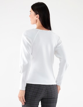 Blusa Pierre Cardin Crepúsculo manga larga para mujer