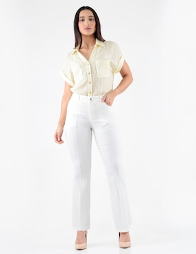 Pantalón de vestir Pierre Cardin acampanado para mujer
