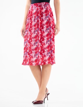 Falda midi Pierre Cardin a la cintura