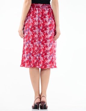 Falda midi Pierre Cardin a la cintura