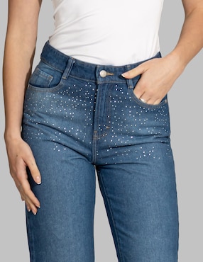 Jeans straight Oh Pomp para mujer