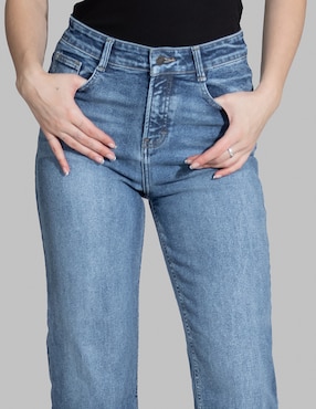Jeans straight Oh Pomp para mujer