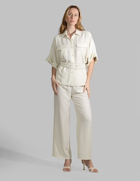Blusa Bliss by Oh Pomp manga corta para mujer