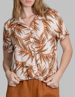 Blusa Bliss by Oh Pomp manga corta para mujer