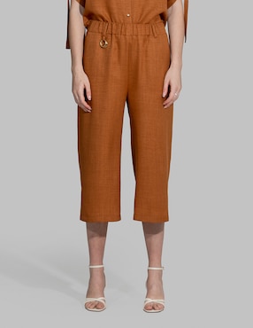 Pantalón capri Bliss by Oh Pomp regular para mujer