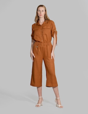 Pantalón capri Bliss by Oh Pomp regular para mujer