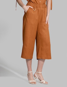 Pantalón capri Bliss by Oh Pomp regular para mujer