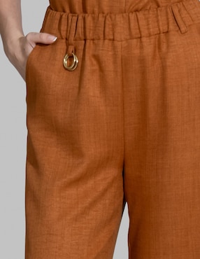 Pantalón capri Bliss by Oh Pomp regular para mujer