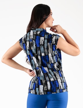 Blusa Pierre Cardin manga corta para mujer