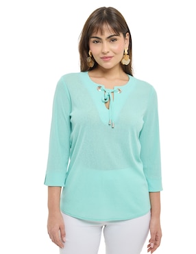 Blusa Alexis manga 3/4 para mujer