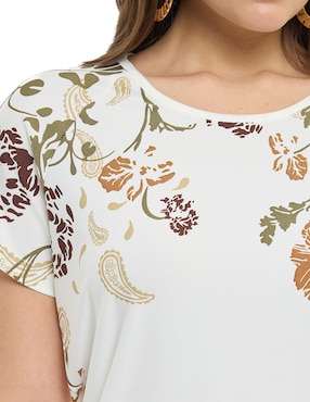 Blusa Alexis manga corta para mujer