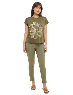 Blusa Alexis manga corta para mujer