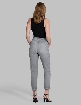 Jeans slim cintura alta Oh Pomp para mujer