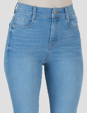 Jeans skinny cintura alta Oh Pomp para mujer