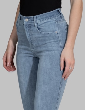 Jeans slim cintura alta Oh Pomp para mujer