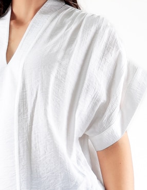 Blusa Pierre Cardin manga corta para mujer