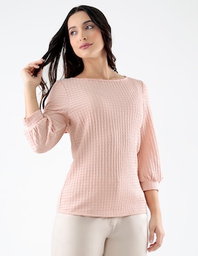 Blusa Pierre Cardin manga 3/4 para mujer