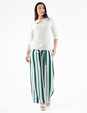 Blusa Pierre Cardin manga 3/4 para mujer