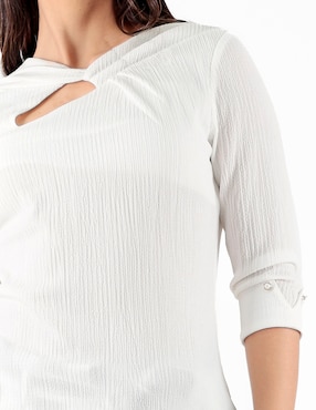 Blusa Pierre Cardin manga 3/4 para mujer