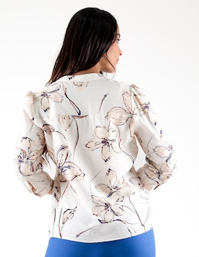 Blusa Pierre Cardin manga 3/4 para mujer