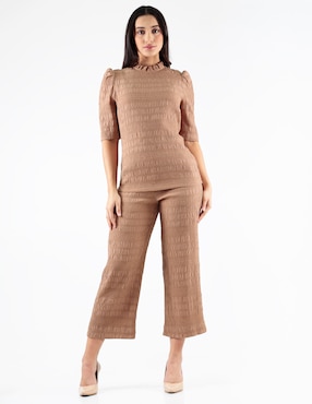 Blusa Pierre Cardin manga al codo para mujer