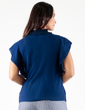 Blusa Pierre Cardin manga corta para mujer