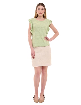 Blusa Alexis manga corta para mujer