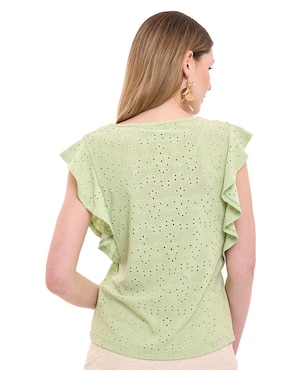 Blusa Alexis manga corta para mujer