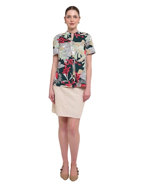 Blusa Alexis manga corta para mujer