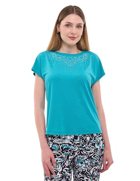 Blusa Alexis manga corta para mujer