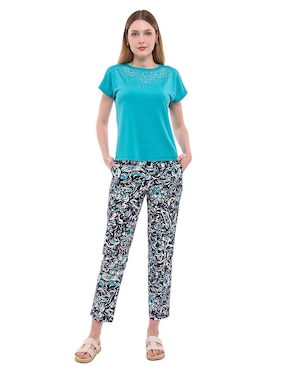Blusa Alexis manga corta para mujer