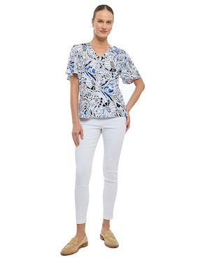 Blusa Alexis manga corta para mujer