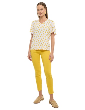 Blusa Alexis manga corta para mujer