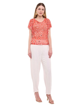 Blusa Alexis manga corta para mujer