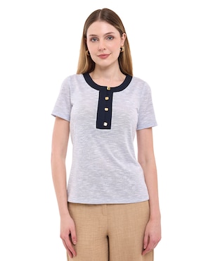 Blusa Alexis manga corta para mujer