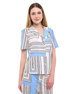 Blusa Alexis manga corta para mujer