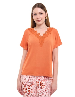 Blusa Alexis manga corta para mujer