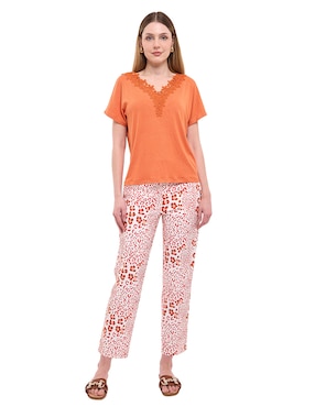 Blusa Alexis manga corta para mujer