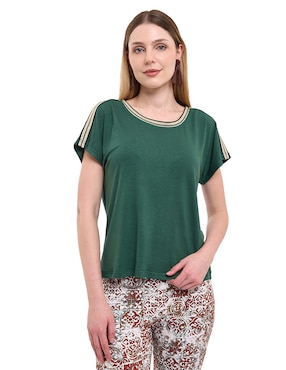 Blusa Alexis manga corta para mujer