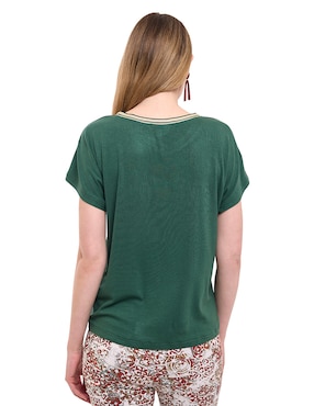 Blusa Alexis manga corta para mujer