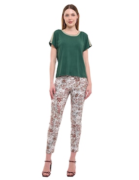 Blusa Alexis manga corta para mujer