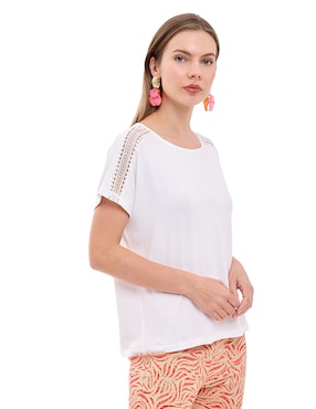 Blusa Alexis manga corta para mujer