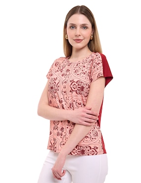 Blusa Alexis manga corta para mujer