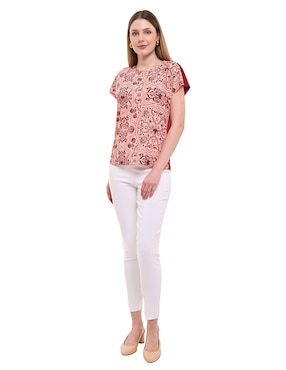 Blusa Alexis manga corta para mujer