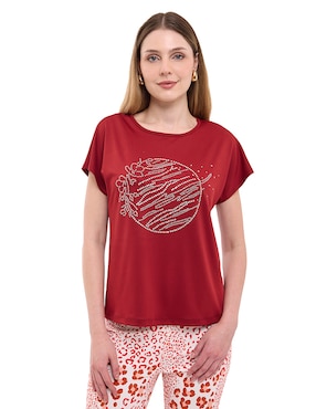 Blusa Alexis manga corta para mujer