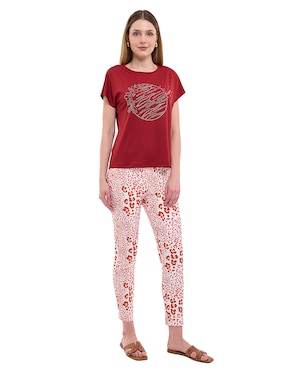 Blusa Alexis manga corta para mujer